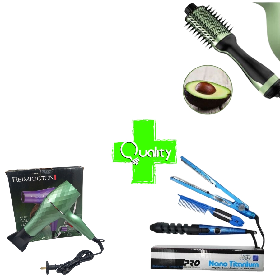 RE2602+CepilloAguacate+Combo NANO TITANI